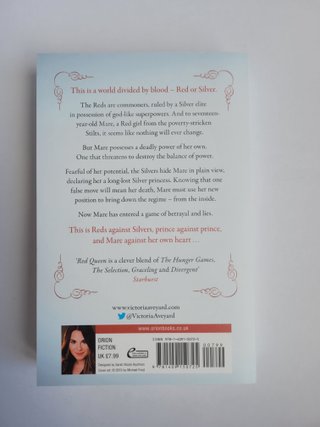 Libro Red Queen de Victoria Aveyard