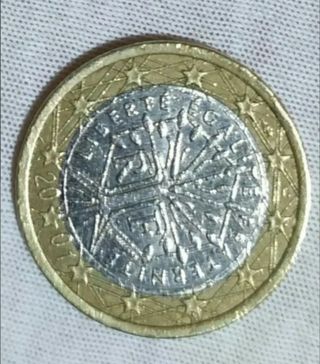 Moneta da 1 euro Repubblica Francese 