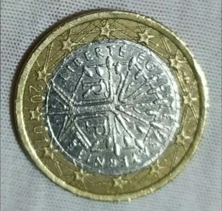 Moneta da 1 euro Repubblica Francese 