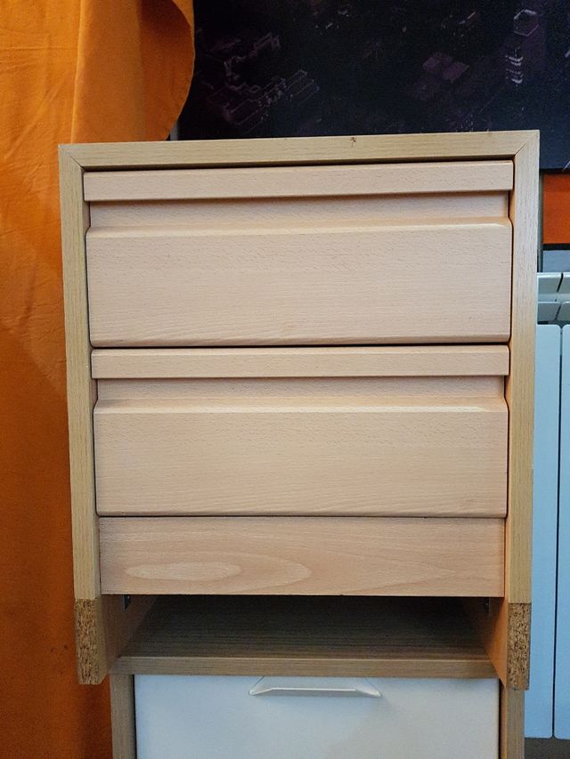 Mesita de noche 2 cajones