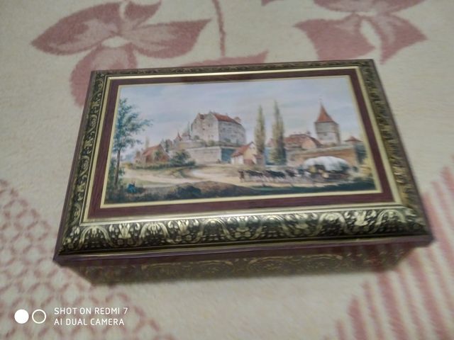 Caja metálica decoracion