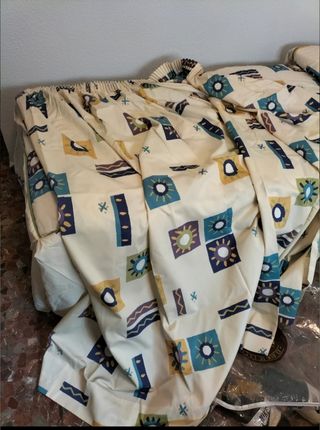 REIG MARTI EDREDÓN, COJIN Y CORTINA A JUEGO