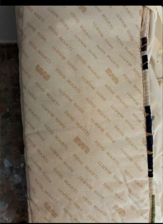 REIG MARTI EDREDÓN, COJIN Y CORTINA A JUEGO