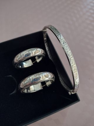 Brazalete + pendientes aro