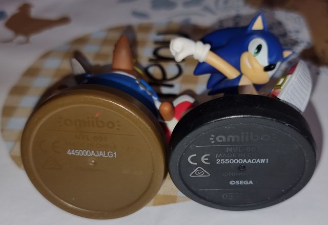 Amiibo Sonic e Reset Nintendo