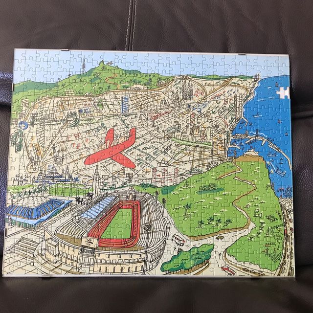 Puzle enmarcado en cristal