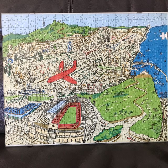 Puzle enmarcado en cristal