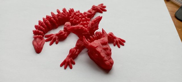 Dragón flexible antiestrés