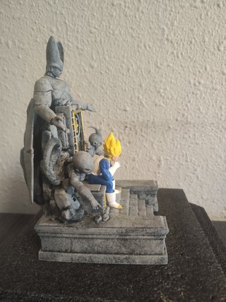 Dragón ball trono vegeta