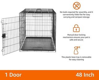 Jaula de perro plegable