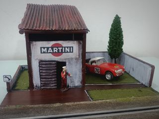 Maqueta diorama 1/32 Scalextric