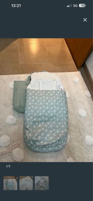 Bolsa y saco carro TOUS Verde. Nuevo!!