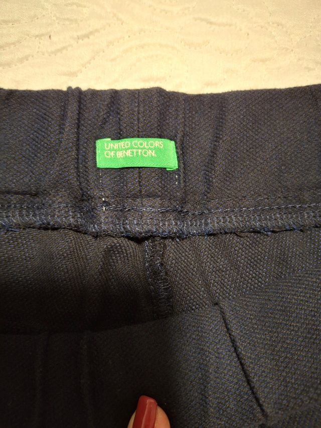 Pantalón azul marino Benetton
