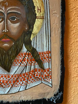 Icono Pintado sobre Pizarra