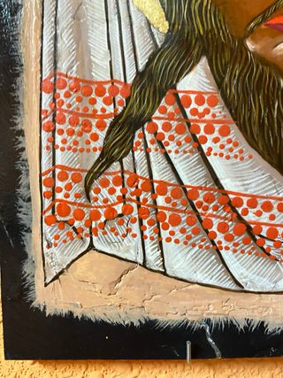 Icono Pintado sobre Pizarra