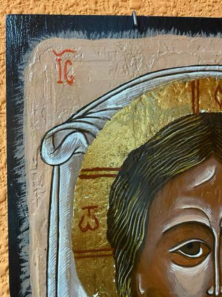 Icono Pintado sobre Pizarra