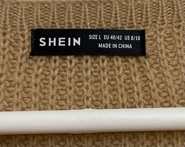 Cárdigan camel con parte delantera abierta