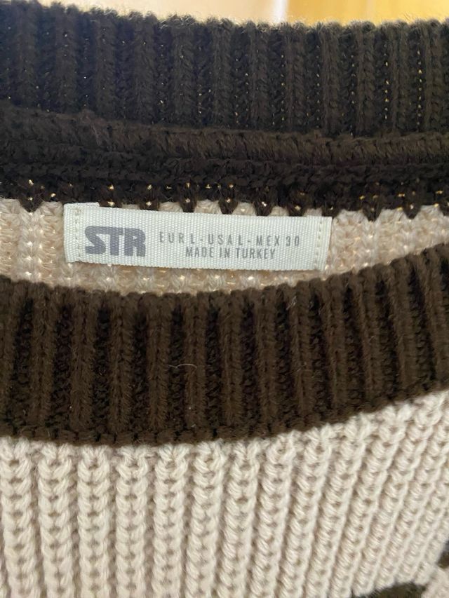 Jersey cuadros Stradivarius