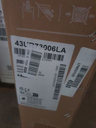 Tv LG UHD 43UR73006LA pantalla rota