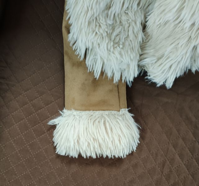 Giacca aperta ecopelle ed ecopelliccia 