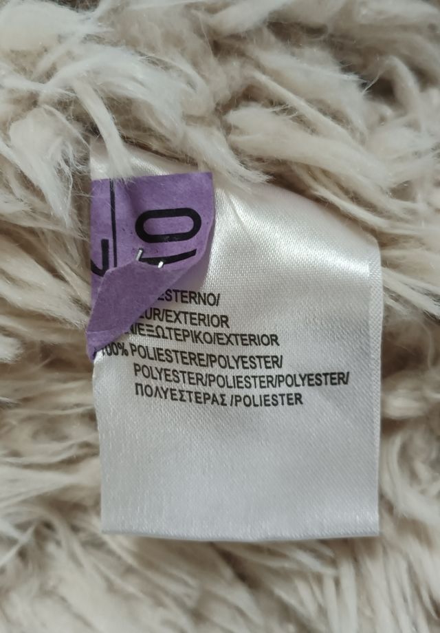 Giacca aperta ecopelle ed ecopelliccia 