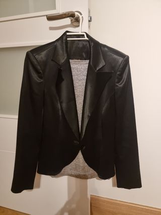 Americana chaqueta  Tintoretto  36 raso negro