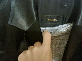 Americana chaqueta  Tintoretto  36 raso negro