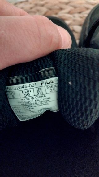 Zapatillas Fila n39