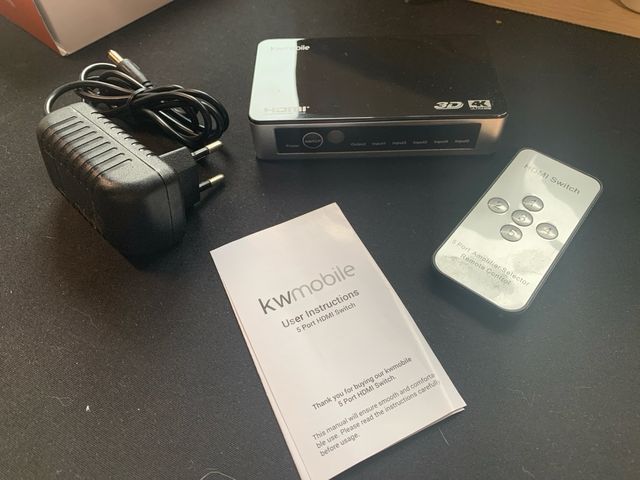 Switch HDMI 4k 5 puertos