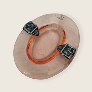 Ciotolina in vetro rosa