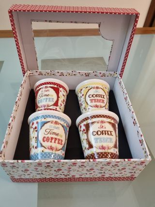 Set 4 biccherini caffè Easy Life Design 