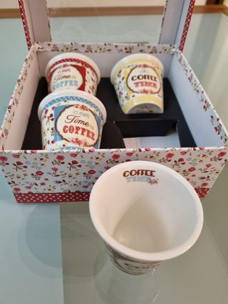 Set 4 biccherini caffè Easy Life Design 