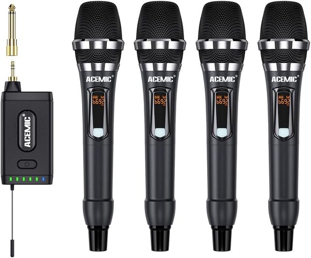 Set microfoni UHF wireless senza fili