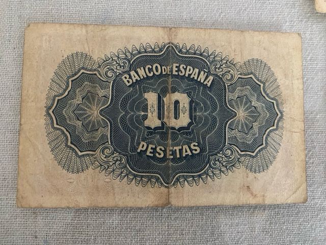 Billete de 10 pesetas