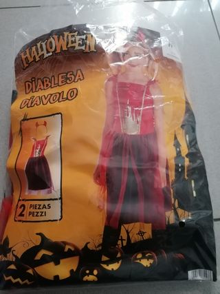 Disfraz diabla niña