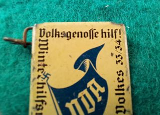 Insignia/broche Aleman del VDA del año 1933/34