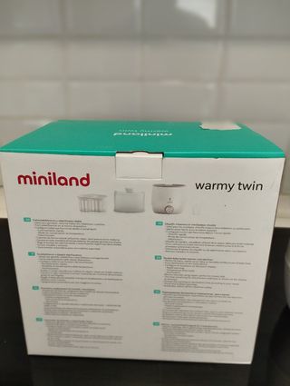 Calienta biberones Miniland twin