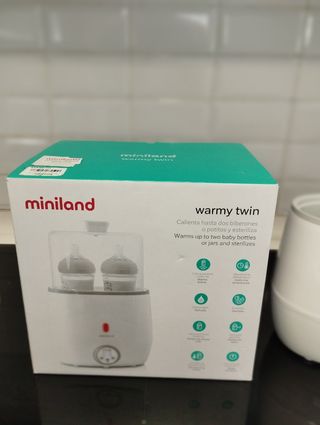 Calienta biberones Miniland twin