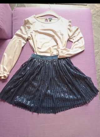 Set gonna+ camicetta party bimba  10 ORIGINAL MARI