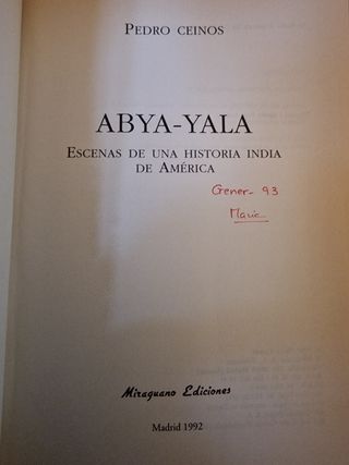 Abya-Yala: escenas de una historia india de América (Spanish Edition)