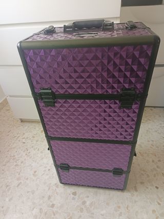Maletín maquillaje profesional ruedas
