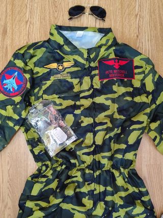 Disfraz adulto piloto militar talla L