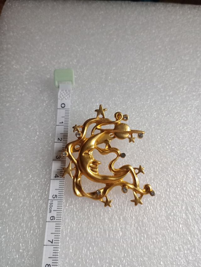 Spilla luna e stelle