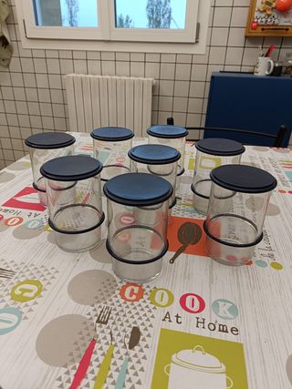 Set 8 bicchieri TupperWare 