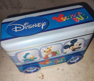 scatola scuolabus in latta Disney 
