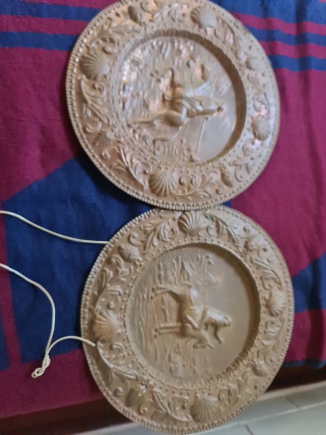 Platos decoración de cobré