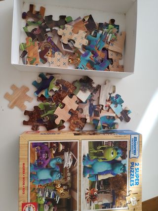 Puzzles de madera de Monsters university