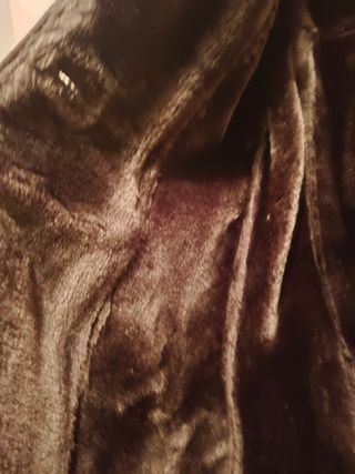 Chaquetón de serraje y pelo como mutob