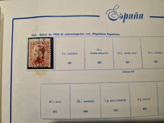 Sellos antiguos España de 1872 a 1950