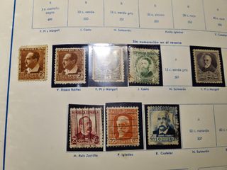 Sellos antiguos España de 1872 a 1950
